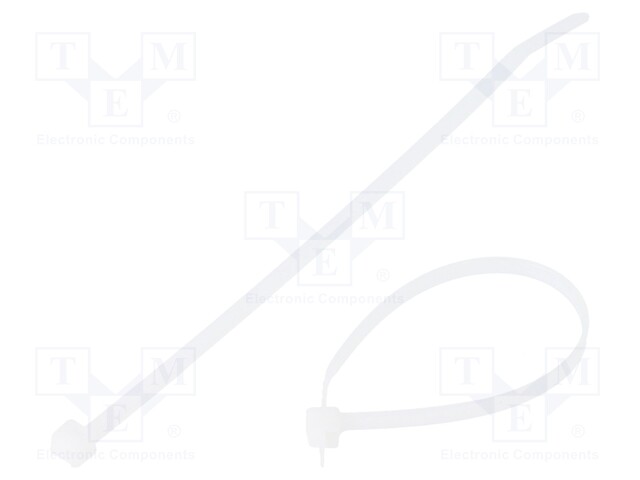 Cable tie; L: 142mm; W: 3.6mm; polyamide; 178N; natural; Ømax: 35mm