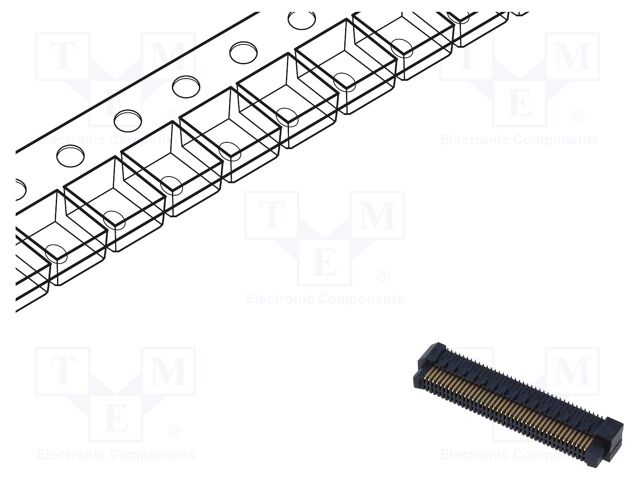 Connector: PCB to PCB; male; PIN: 80; 0.8mm; ERM8; gold-plated; SMT