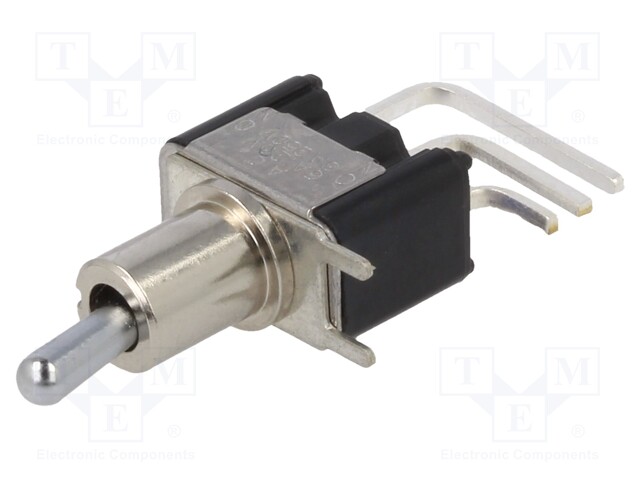 Switch: toggle; Pos: 2; SPDT; ON-ON; 6A/125VAC; 6A/6VDC; -20÷80°C