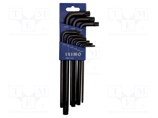 Wrenches set; Torx® with protection; 9pcs.