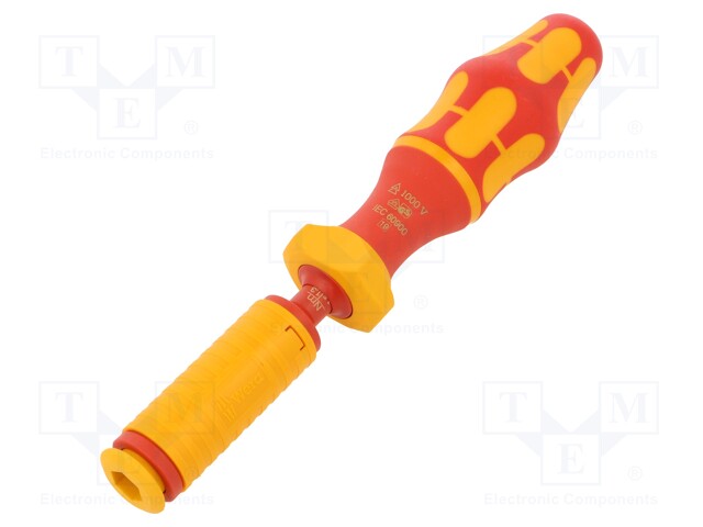 Screwdriver; dynamometric,adjustable,insulated; 192mm; 1kVAC