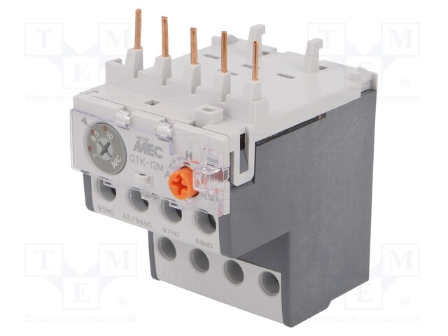 Thermal relay; Series: METAMEC; Auxiliary contacts: NO + NC; IP20