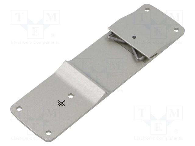 Holder; aluminium,stainless steel; for DIN rail mounting