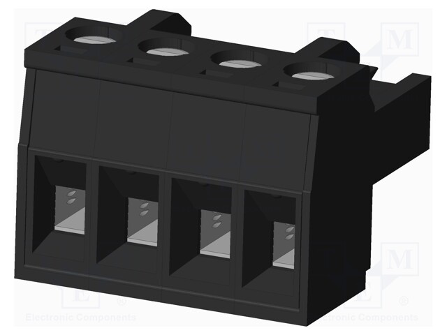 Connector: pluggable terminal block; plug; female; straight; 300V