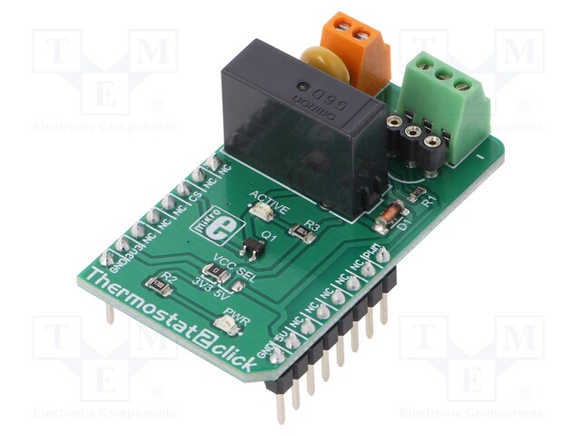 Click board; relay; 1-wire,GPIO; G6D1AASI-5DC; 3.3/5VDC