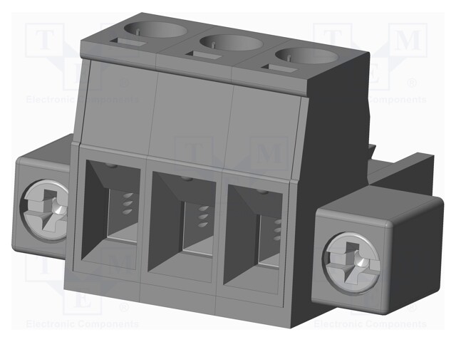 Connector: pluggable terminal block; plug; female; straight; grey