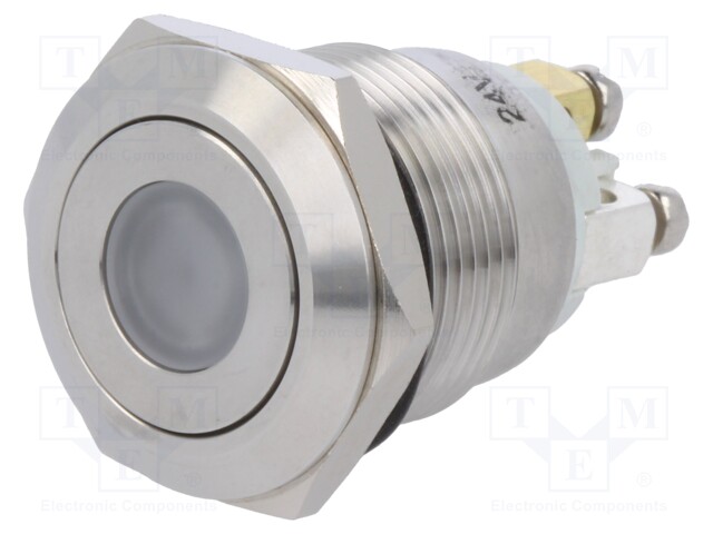 Switch: vandal resistant; Pos: 2; SPST-NO; 0.5A/220VAC; 2A/36VDC