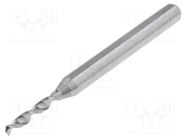 Drill bit; PCB; Ø: 1.65mm; L: 38.2mm; Working part len: 10.5mm