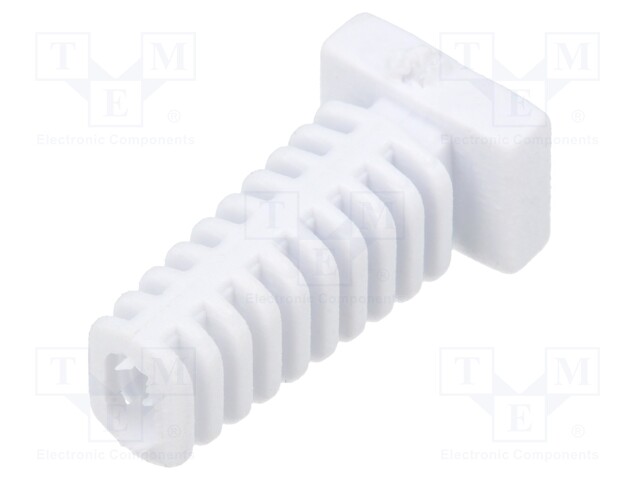 Strain relief; white; Panel thick: max.2.2mm; L: 25mm