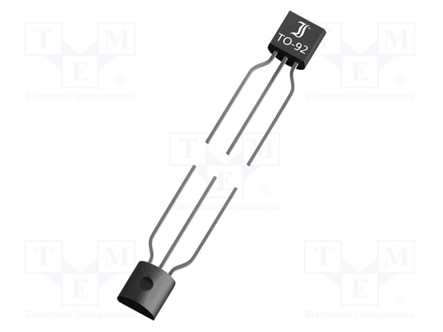 Transistor: NPN; bipolar; 80V; 0.5A; 625mW; TO92