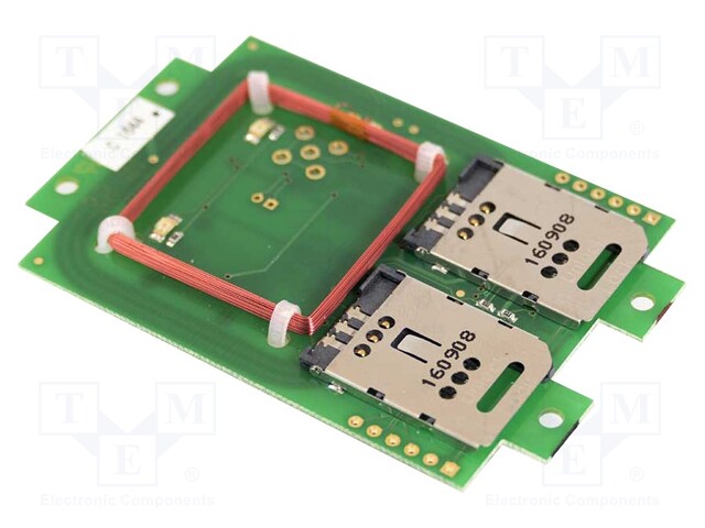 RFID reader; antenna; 76x49x14mm; I2C,RS232,USB,serial; 4.3÷5.5V