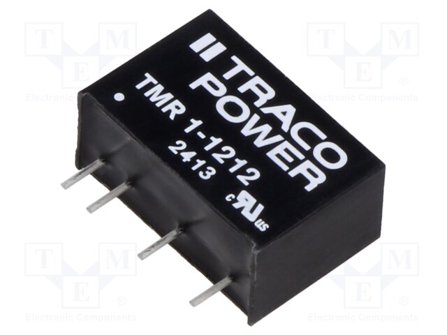 Converter: DC/DC; 1W; Uin: 9÷18V; Uout: 12VDC; Iout: 83mA; SIP6; 3.1g