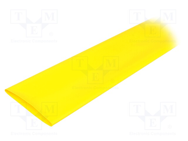 Heat shrink sleeve; 2: 1; 50.8mm; L: 1.2m; yellow; polyolefine