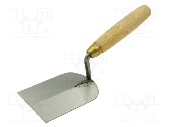 Trowel; 80mm; carbon steel; Handle material: wood