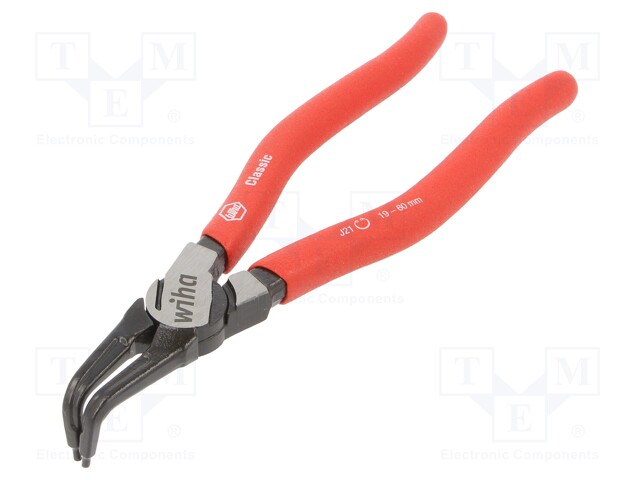 Pliers; internal circlip; Ring: internal; Pliers len: 180mm