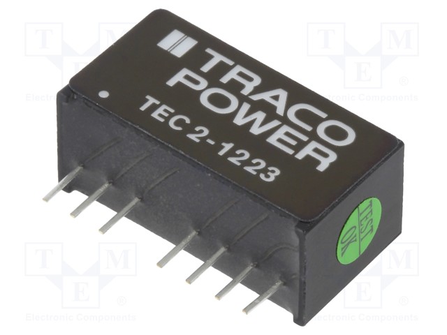 Converter: DC/DC; 2W; Uin: 9÷18V; Uout: 15VDC; Uout2: -15VDC; SIP8