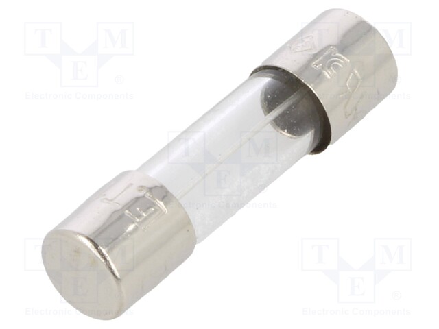 Fuse: fuse; time-lag; 10A; 250VAC; cylindrical,glass; 5x20mm; brass