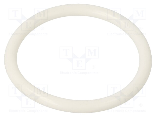 O-ring gasket; silicone; Thk: 3.5mm; Øint: 34.5mm; white; -60÷160°C