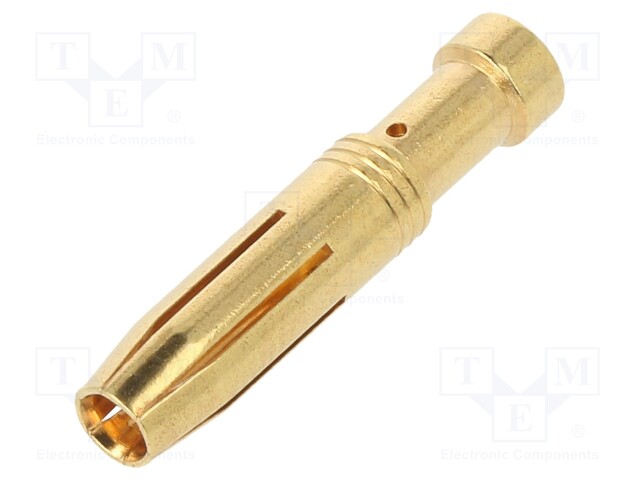 Contact; female; 2.5mm2; 14AWG; gold-plated; crimped; bulk; 16A