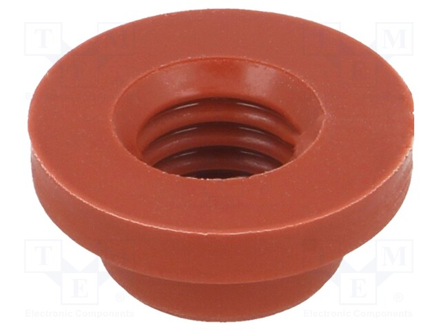 Fuse acces: washer; Colour: red; Mat: silicone