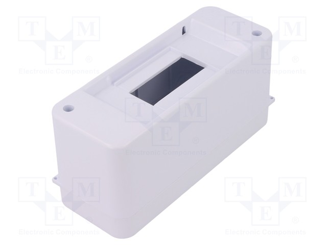 Enclosure: for modular components; IP30; white; No.of mod: 2; ABS