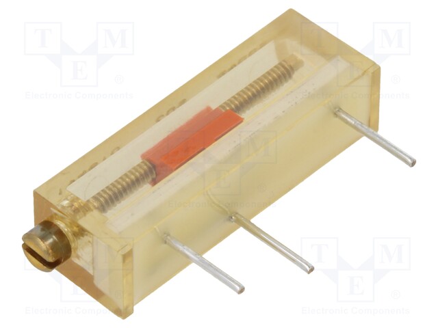 Potentiometer: mounting; multiturn; 5kΩ; 750mW; No.of el.turns: 15