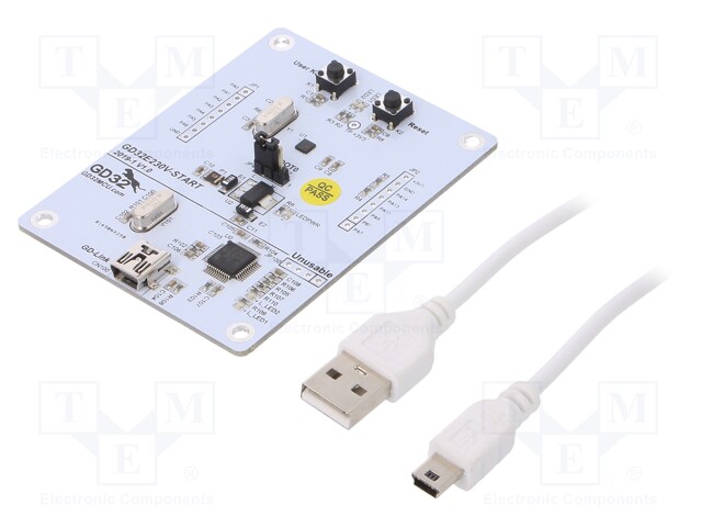 Dev.kit: ARM CORTEX-M23; USB B mini,pin strips; GPIO,SWD,USB