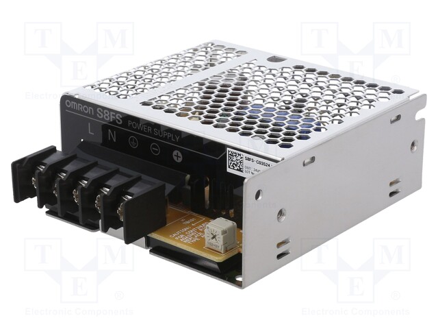 Power supply: switched-mode; 35W; 24VDC; 1.5A; OUT: 1; 99x97x36mm
