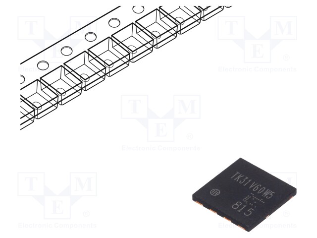 Transistor: N-MOSFET; unipolar; 600V; 30.8A; 240W; DFN 8x8mm