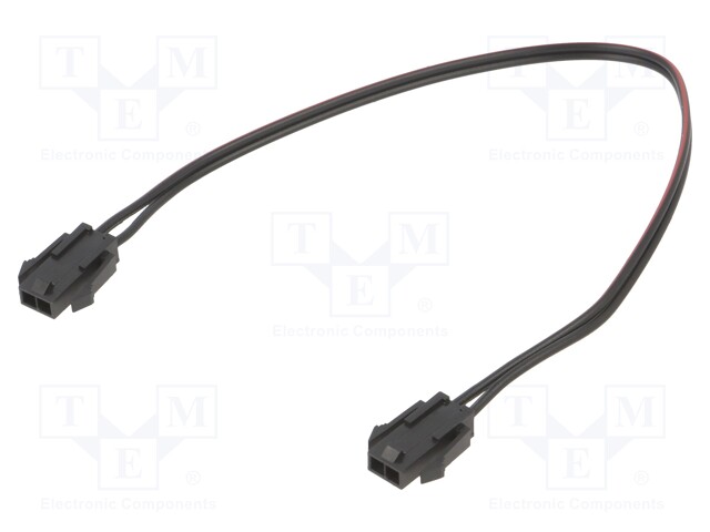 Cable; Micro-Fit 3.0; MX-43640-0200,male-male; PIN: 2; 0.2m; 4A