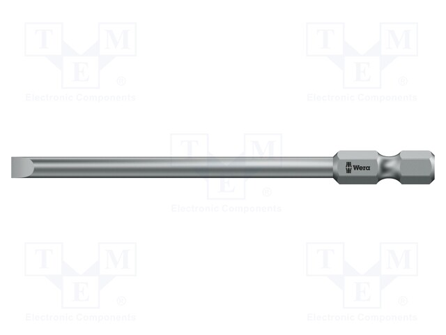 Screwdriver bit; slot; 4,0x0,5mm; Overall len: 50mm