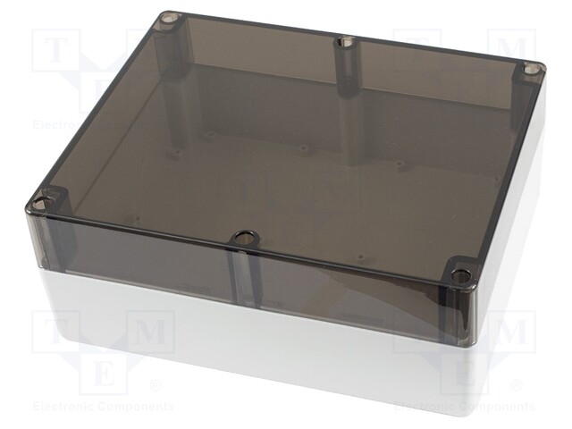 Enclosure: multipurpose; X: 240mm; Y: 300mm; Z: 120mm; 1554; grey