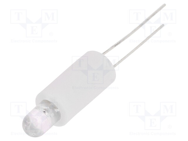 LED; 5mm; white warm; 18000÷20000mcd; 15°; Front: convex