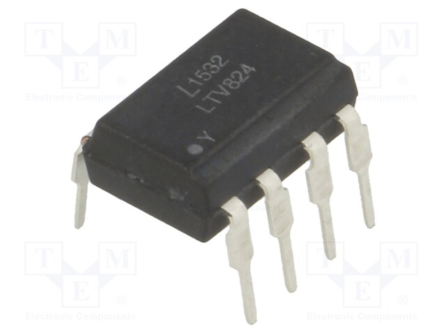 Optocoupler; THT; Channels: 2; Out: transistor; Uinsul: 5kV; Uce: 35V