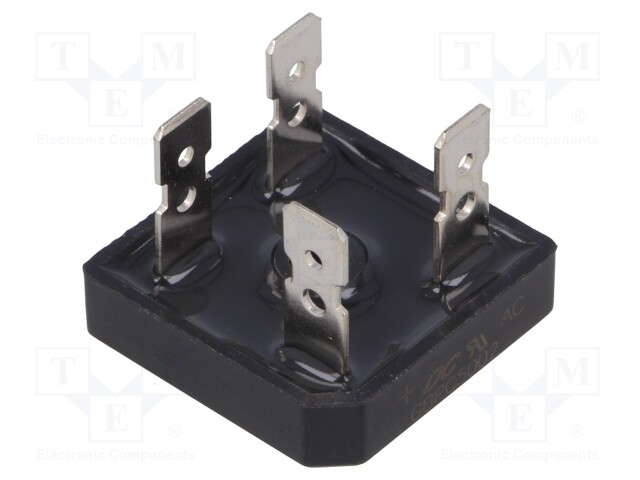 Single-phase bridge rectifier; Urmax: 200V; If: 50A; Ifsm: 450A