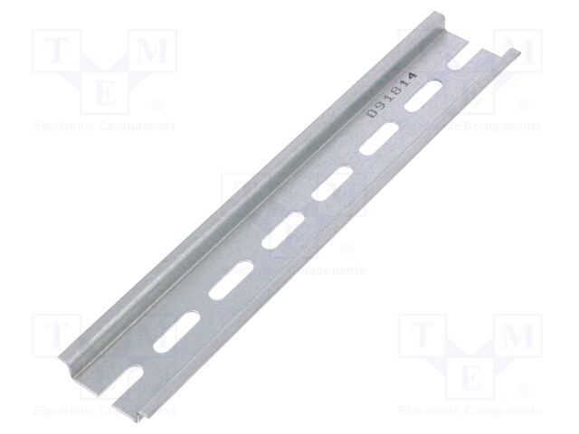 DIN rail; steel sheet; W: 35mm; L: 187mm; RITTAL-1001600