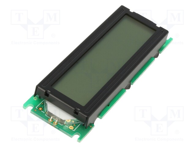 Display: LCD; alphanumeric; STN Negative; 16x2; 85x30x13.6mm; LED