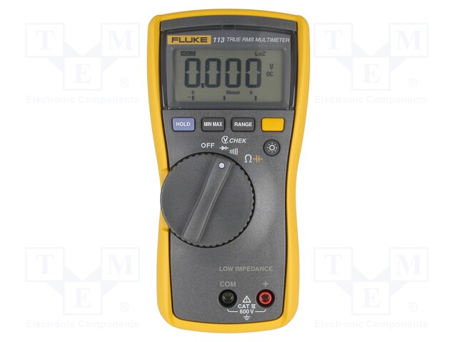 Digital multimeter; LCD 3,75 digit (6000); VDC: 1m÷6/60/600V