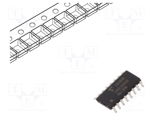 IC: digital; HEX,inverter; Channels: 6; SMD; SO16; Series: HC; 2÷6VDC