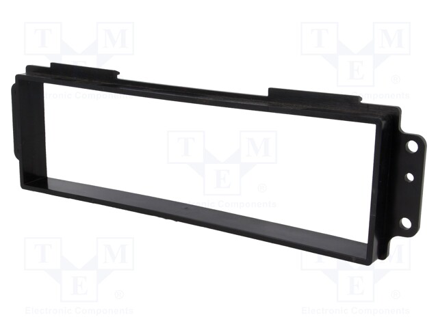 Radio mounting frame; Kia; 1 DIN; black