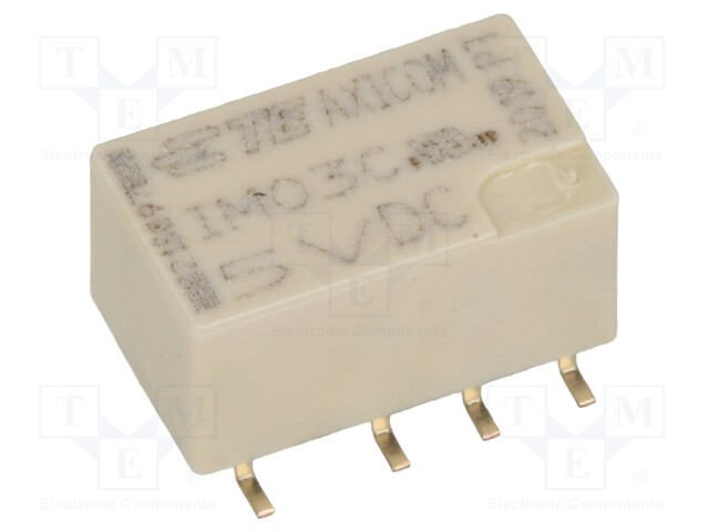 Relay: electromagnetic; DPDT; Ucoil: 5VDC; 0.5A/125VAC; 2A/30VDC