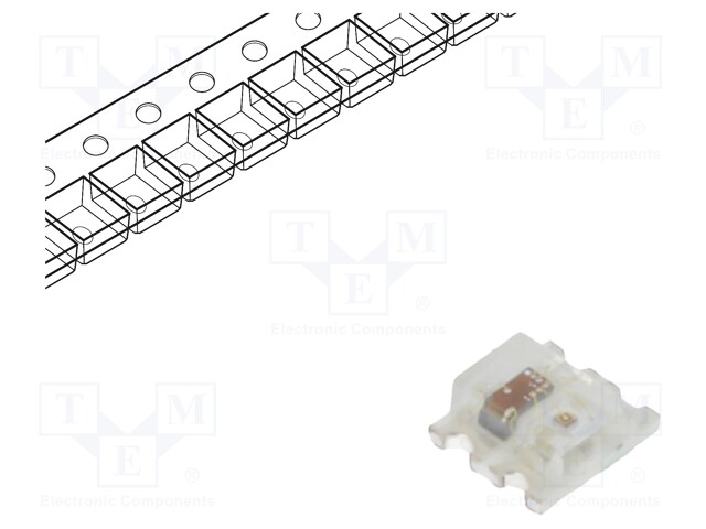 LED; SMD; 2020; RGB; 2.2x2x0.85mm; 120°; 2÷2.2/3÷3.4/3÷3.4V; 5mA