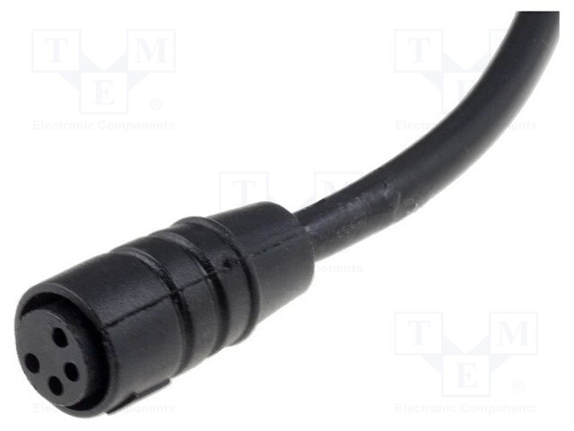 Connection lead; M8; PIN: 4; straight; 10m; plug