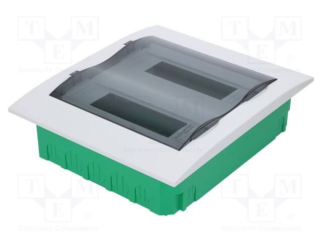 Enclosure: for modular components; IP40; white; No.of mod: 24