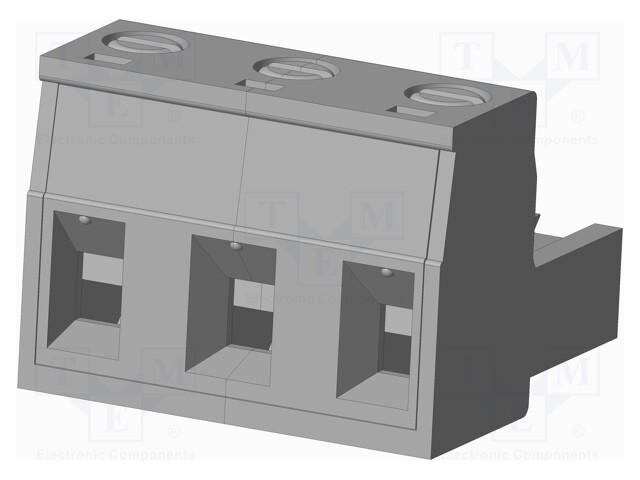 Connector: pluggable terminal block; plug; female; straight; grey