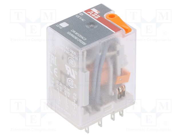 Relay: electromagnetic; 3PDT; Ucoil: 120VAC; 10A; max.250VDC