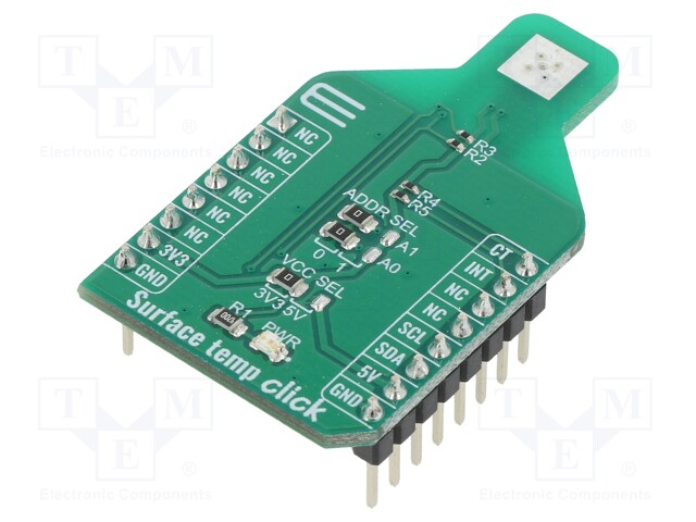 Click board; temperature sensor; I2C; ADT7420; 3.3/5VDC