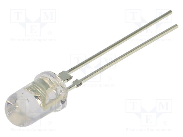 LED; 5mm; amber; 60000mcd; 30°; Front: convex; 2.3÷2.8VDC; -30÷85°C