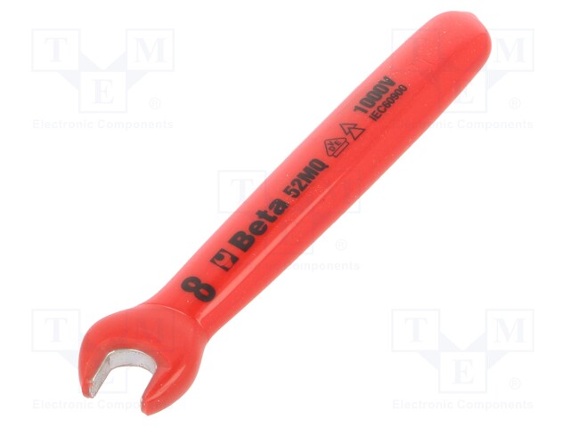 Wrench; insulated,single sided,spanner; 8mm; EN 60900,VDE