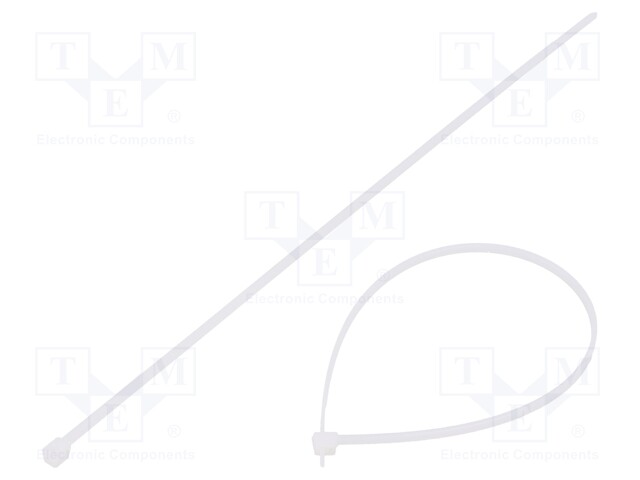 Cable tie; L: 240mm; W: 2.8mm; polyamide; 110N; natural; Ømax: 65mm